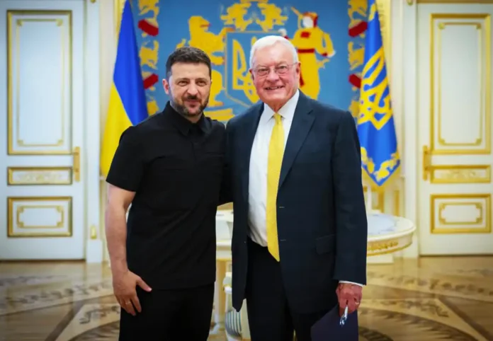 Зеленський провів переговори з Кітом Келлогом у Києві