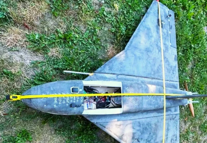 Білоруський Мі-24 збив російський ударний дрон, що прямував в Україну