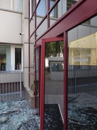 Російський удар пошкодив Представництво ЄС у Києві