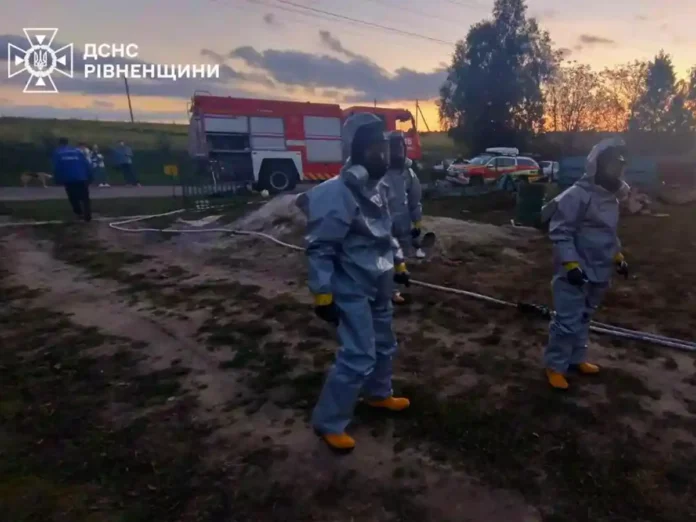 Стався витік хлору на Рівненщині – ДСНС України