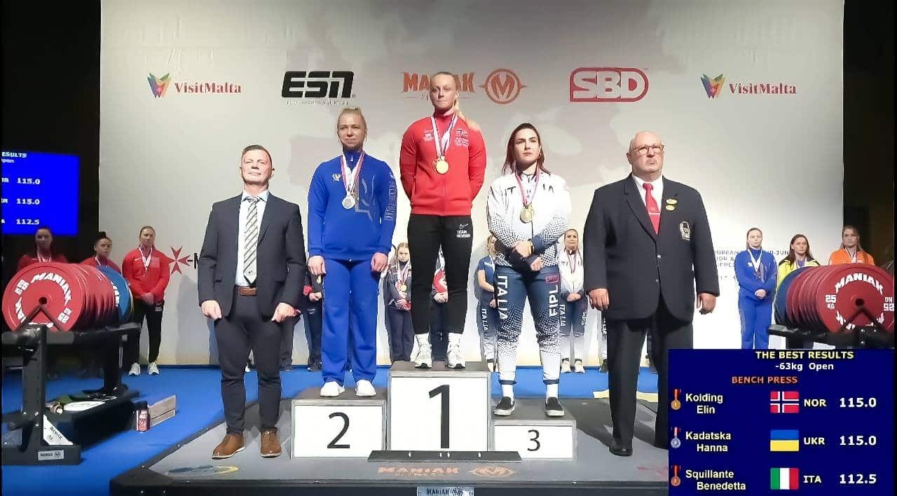 Спортсменка з Луганщини - срібна призерка чемпіонату Європи з паверліфтингу