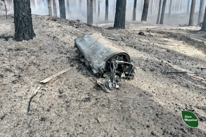 Пожежі після обстрілу пошкодили гектари лісів на Черкащині