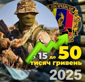 Лисичанська громада збільшила допомогу мобілізованим і добровольцям