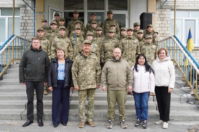 Луганський військовий ліцей у Березані провів урочисту присягу нових учнів