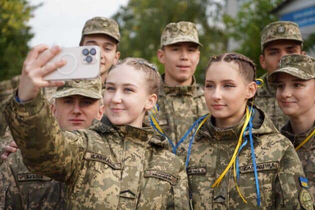 Луганський військовий ліцей у Березані провів урочисту присягу нових учнів