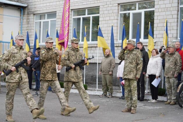 Луганський військовий ліцей у Березані провів урочисту присягу нових учнів