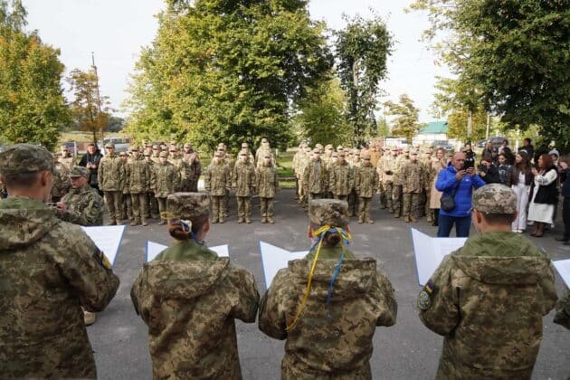Луганський військовий ліцей у Березані провів урочисту присягу нових учнів