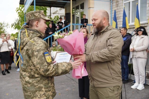 Луганський військовий ліцей у Березані провів урочисту присягу нових учнів