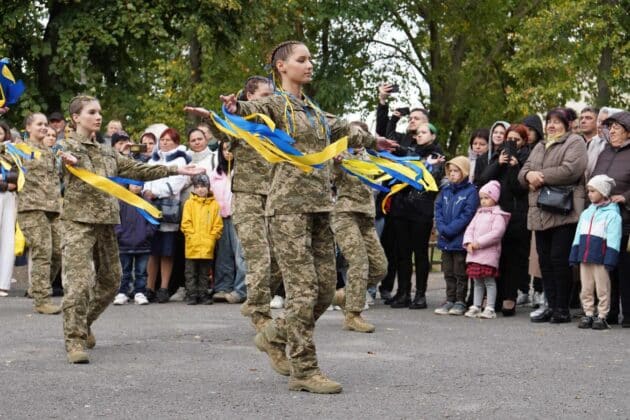 Луганський військовий ліцей у Березані провів урочисту присягу нових учнів