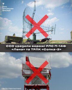 Українські військові уразили системи ППО на росії