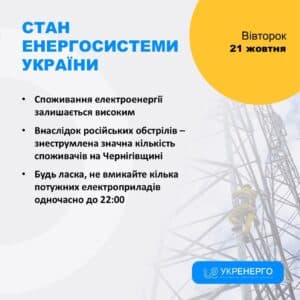 Війська рф вдарили по енергетичній інфраструктурі двох областей України