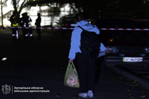 Нічна ворожа атака на Запоріжжя: одна загибла, десятеро поранених