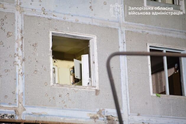 Нічна ворожа атака на Запоріжжя: одна загибла, десятеро поранених