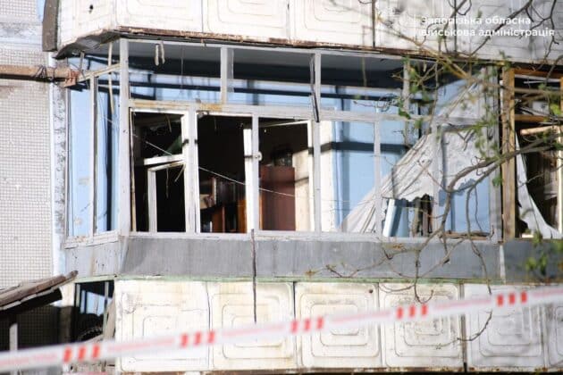 Нічна ворожа атака на Запоріжжя: одна загибла, десятеро поранених