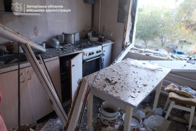 Нічна ворожа атака на Запоріжжя: одна загибла, десятеро поранених