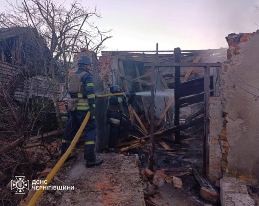 Пошкодження енергоінфраструктури в Ніжині через атаку рф