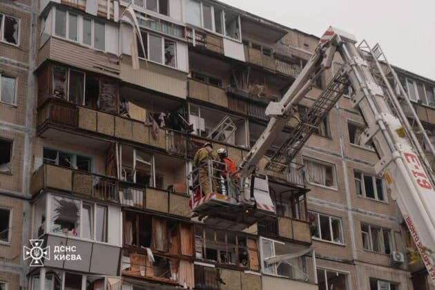 Атака на Київ: зросла кількість поранених, двоє загиблих