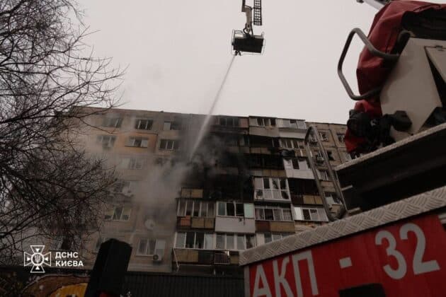 Атака на Київ: зросла кількість поранених, двоє загиблих