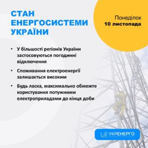 Нові пошкодження енергоінфраструктури — діють графіки обмежень