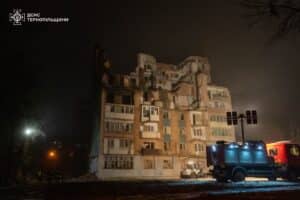 До 34 зросла кількість жертв після ракетного удару по Тернополю