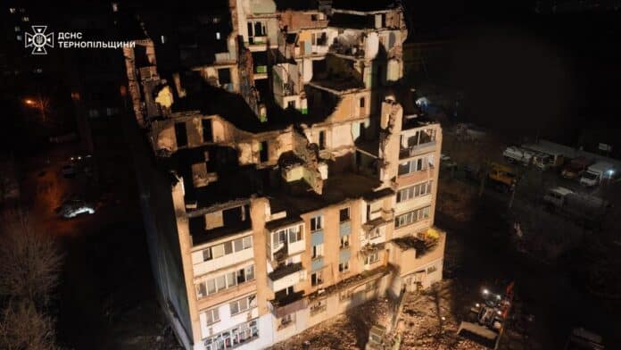 До 34 зросла кількість жертв після ракетного удару по Тернополю