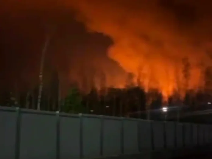 На росії дрони пошкодили дві нафтоперекачувальні станції