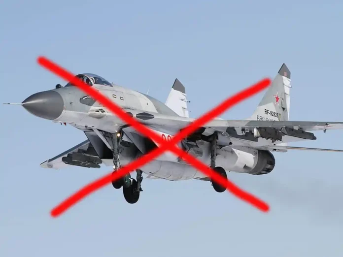 ГУР знищили російський МіГ-29 на аеродромі Кача в Криму