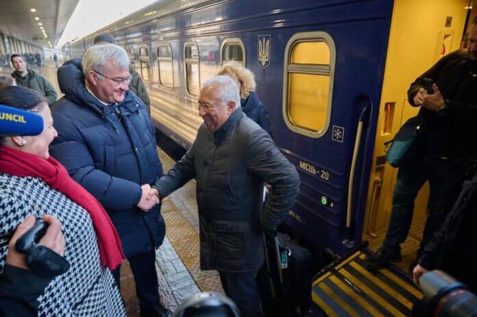 Лідери ЄС і Північної Європи прибули до столиці України 01