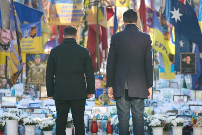 Марк Рютте з візитом у Києві: зустріч із Зеленським і виступ у Раді