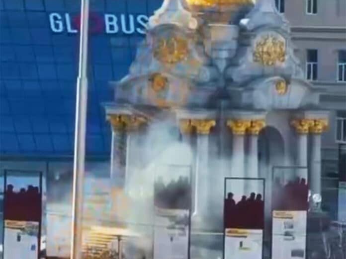 У столиці після атаки рф зафіксували падіння уламків дронів