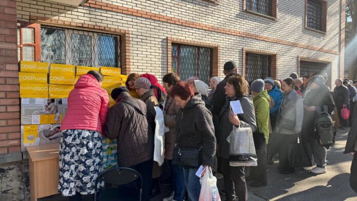 На Київщині близько 400 переселенців отримали гуманітарну допомогу