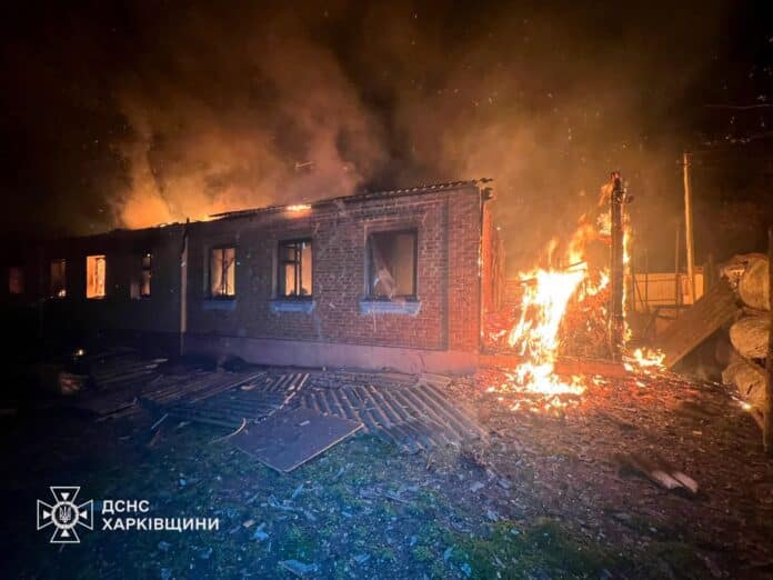 Удар БпЛА по Великому Бурлуку: постраждали троє цивільних 01