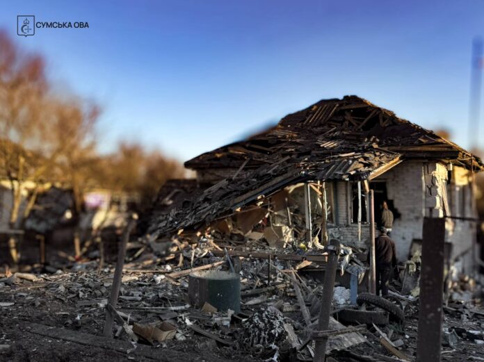 Ракетний удар по Сумщині: поранено двох людей