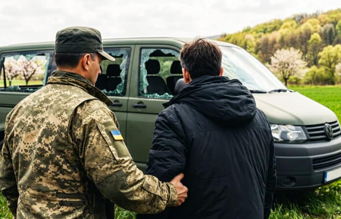 В Одесі заблокували авто ТЦК, з якого втекли чоловіки
