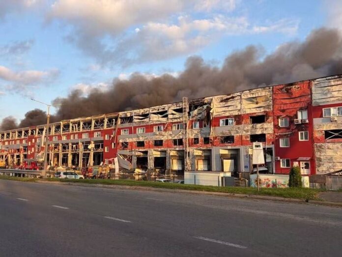 Балістичний удар під Києвом: рф знищила логістичний комплекс 08