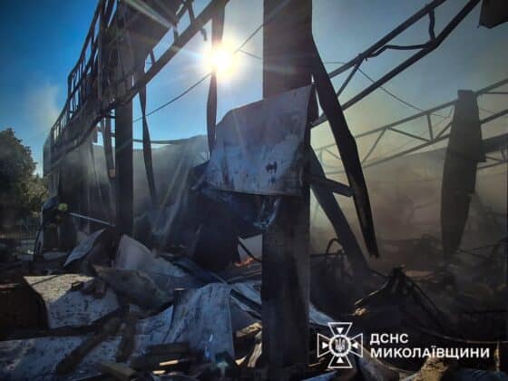 росіяни знищили супермаркет на Миколаївщині 05