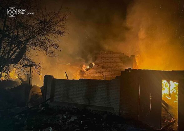 Наслідки нічної атаки російських дронів на Суми 03