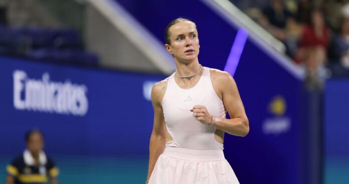 Еліна Світоліна під час матчу першого кола US Open-2026