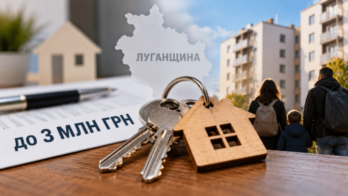 До 3 млн грн на житло для ВПО з Луганщини