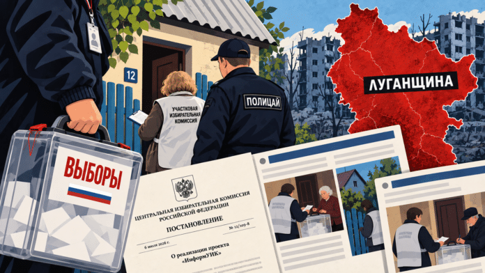 Як країна-окупант провела «вибори» на Луганщині