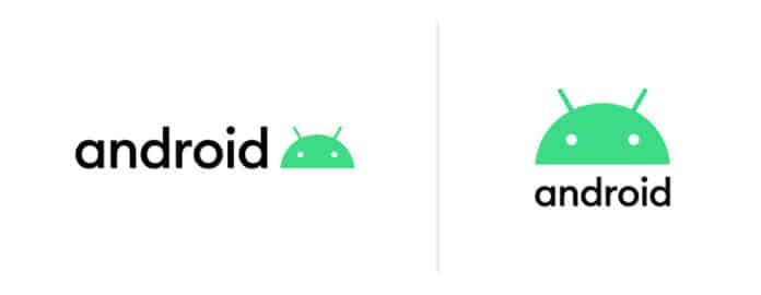 Логотип Android із зеленим роботом на білому тлі